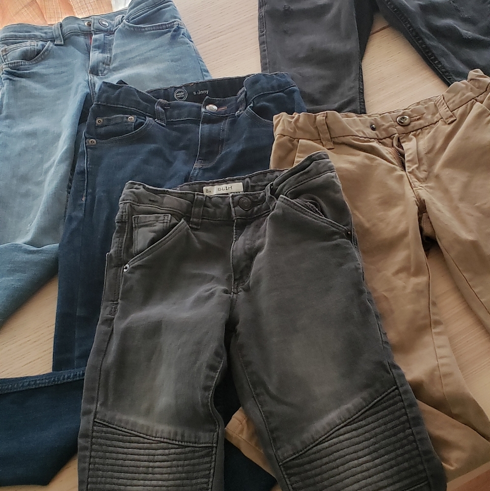 Bundles of skinny jeans